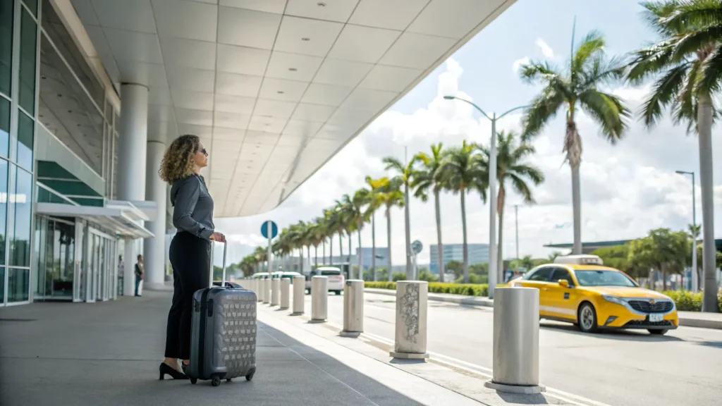 woman asking herself How to Get to the Port of Miami from the Airport