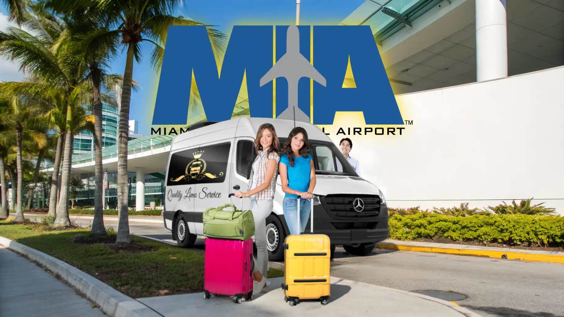 Miami airport shuttles banner